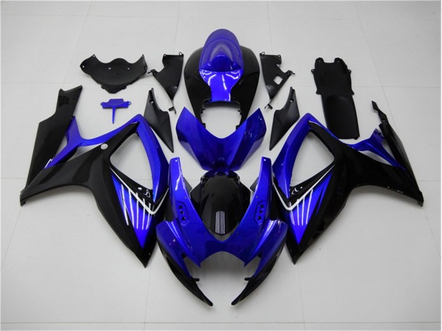 Beste GSXR 600 / 750 K6 2006-2007 Verkleidungen & Plastik - Blau Schwarz
