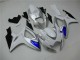 Beste GSXR 600 / 750 K6 2006-2007 Verkleidung - Weiß Blau