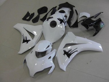 Beste CBR 1000 RR 2008-2011 Verkleidungen - Weiß mit Besonders Aufkleber